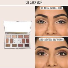 Blinc the Rare Gem Eyeshadow Palette natural and sultry looks on dark skin