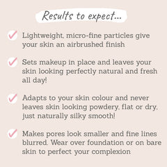 Delilah Pure Touch Micro Loose Powder Translucent results