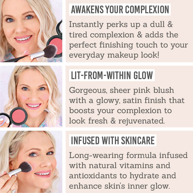 Dome Cheek Envy Blush in shade Havana Heat - Key Benefits: awakens your complexion, lit-from-within glow, infused with skincare