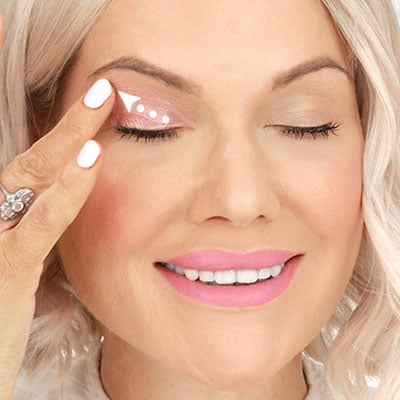Blend upwards & out into the socket, for a soft, smokey effect