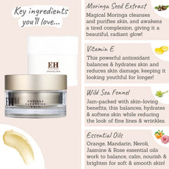 Emma Hardie Moringa Cleansing Balm - Key Ingredients: moringa seed extract, vitamin e, wild sea fennel, essential oils
