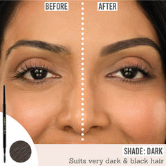Eye of Horus Brow Define in shade Dark before and after results