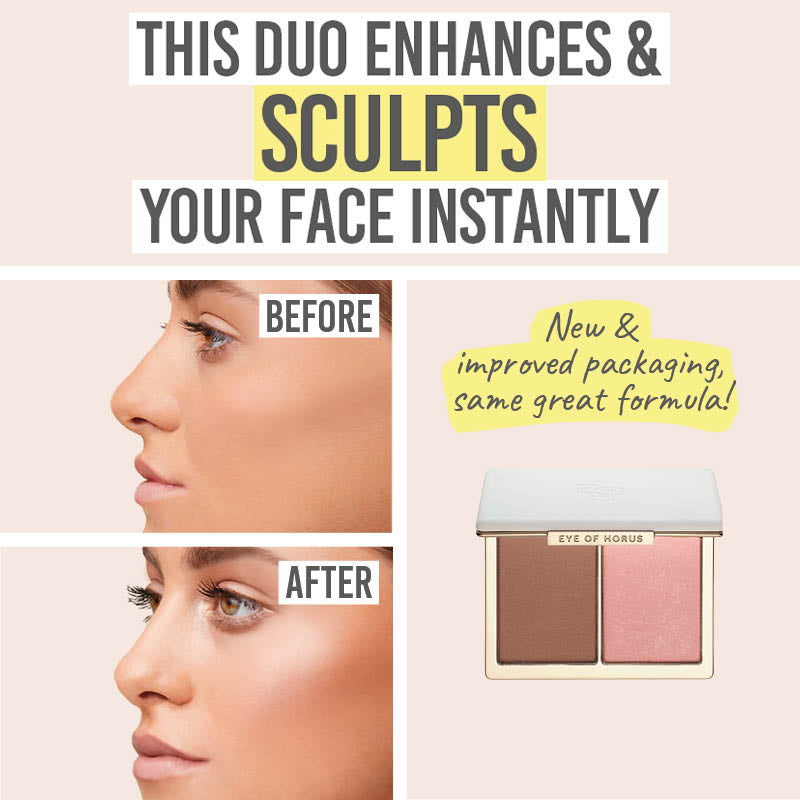 Eye of Horus Universal Complexion Duo before and after results