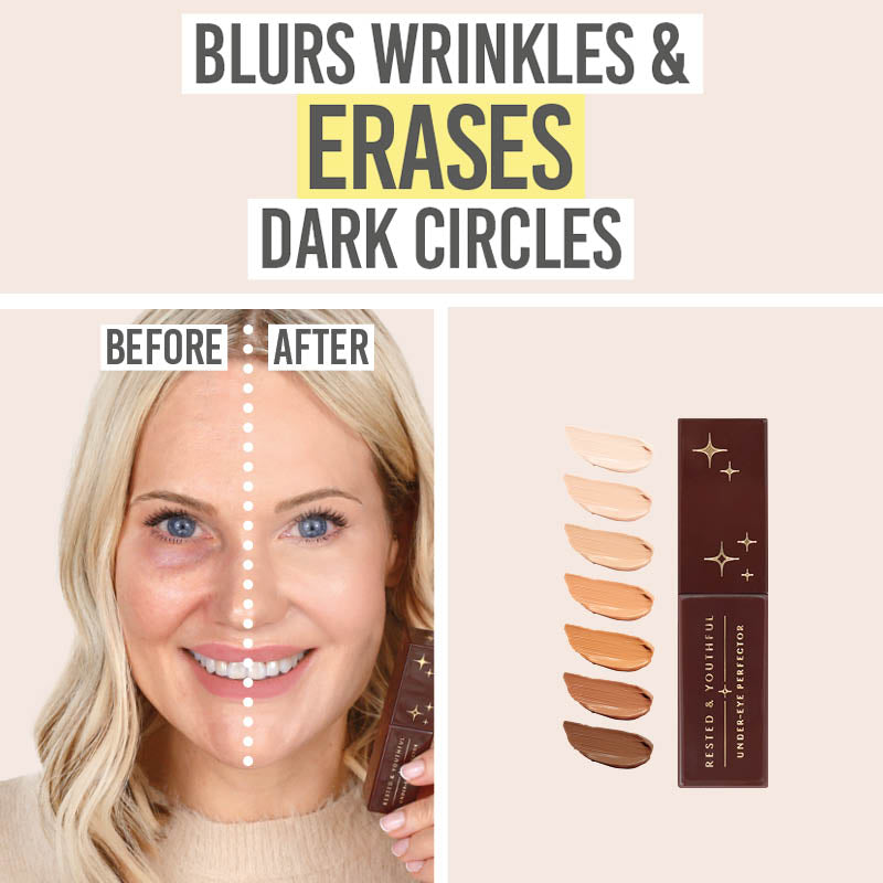 Love Katie Rested and Youthful Under-Eye Perfector - Beauty and the Boutique - Blurs wrinkles & erases dark circles