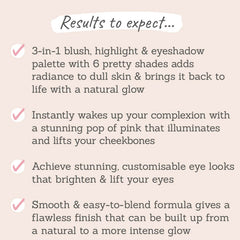 Mii Cosmetics Celestial Skin Shimmer in Rose Quartz results to expect