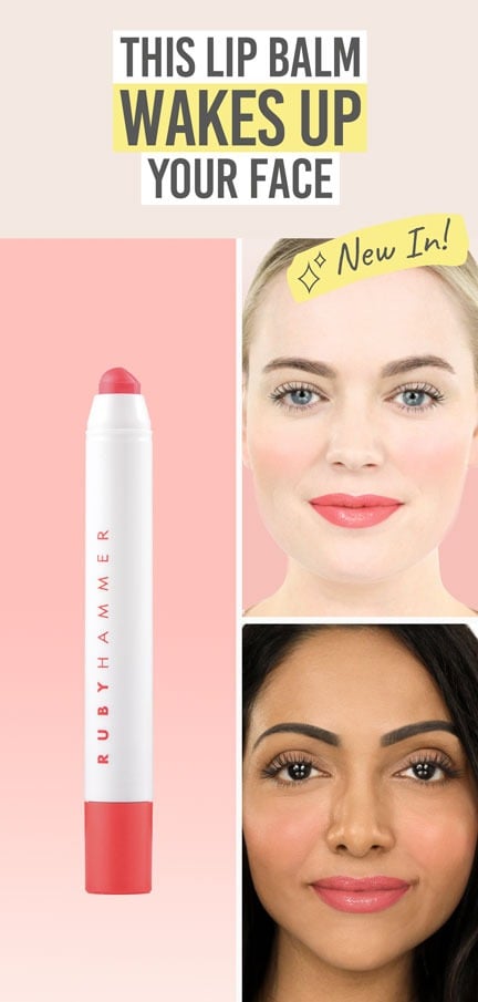 Ruby Hammer Coral Lip Serum Balm - Beauty and the Boutique - this lip balm wakes up your face