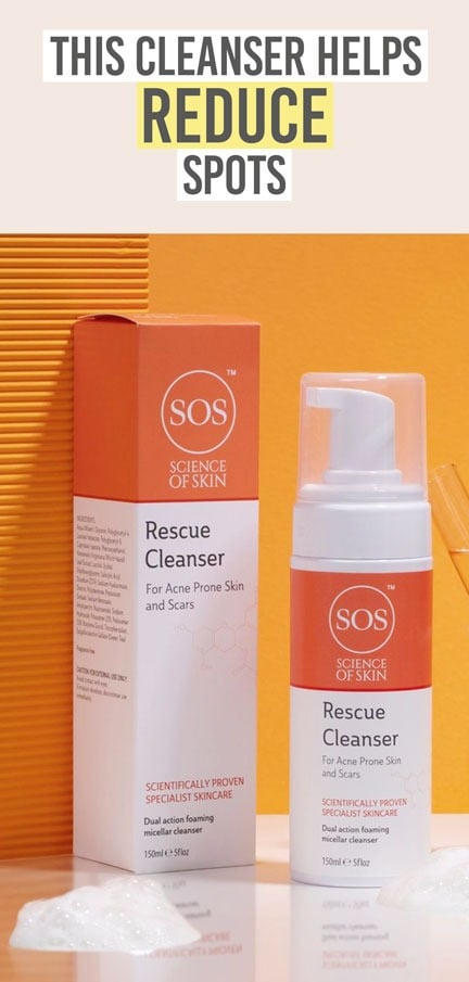 Science of Skin Rescue Cleanser - Beauty and the Boutique - This cleanser helps reduce spots! 