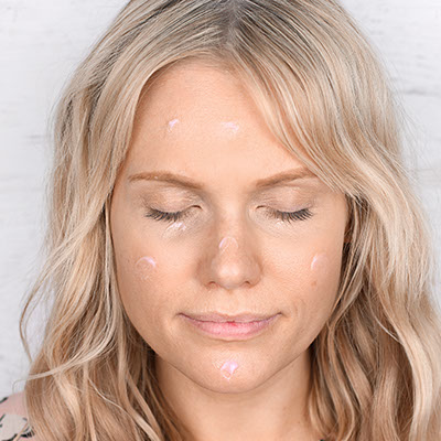 Then, apply 1-3 pumps of the primer to your skin