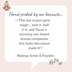 Sontse Tan Mist & Blending Brush Duo – Hand-picked by Katie for a flawless, sun-kissed bronze glow that looks completely natural.