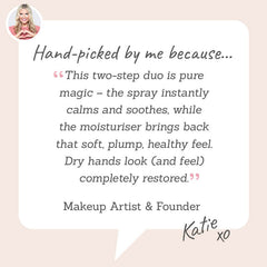 Sorted Skin Intensive Rescue Spray and Moisturiser Duo - hand picked by Katie for its ability to repair dry and cracked hands