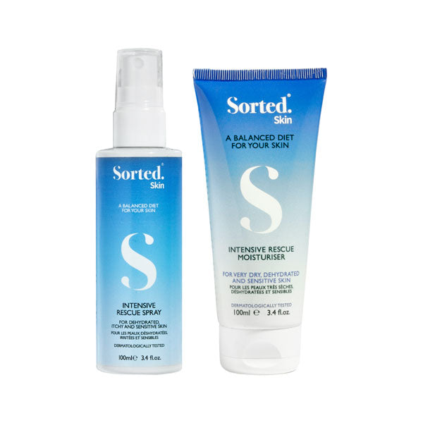 Sorted Skin Intensive Rescue Spray and Moisturiser Duo