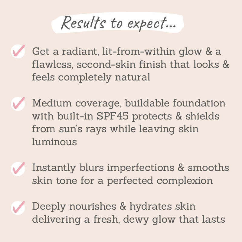 SOSU Cosmetics CC Me In SPF45 Foundation results to expect