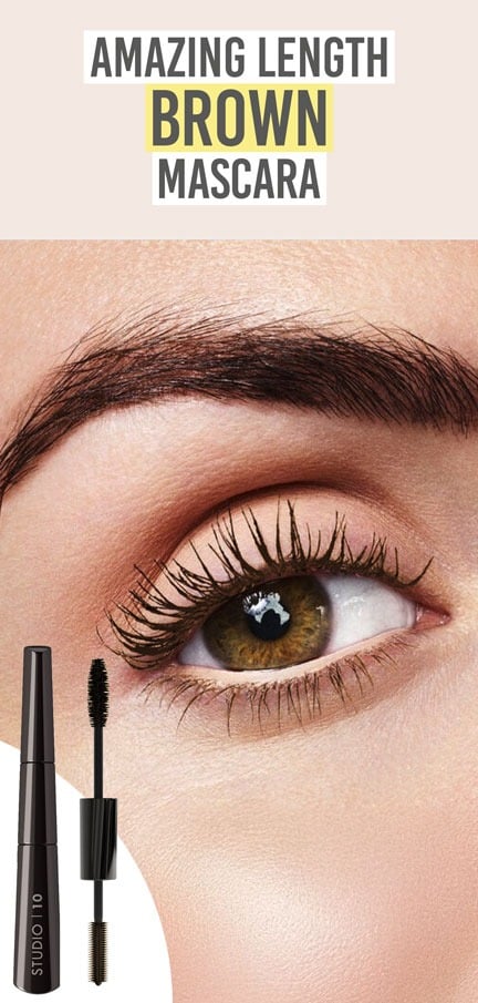 Studio 10 Perfect Lash Mascara - Beauty and the Boutique - Amazing Length Brown Mascara