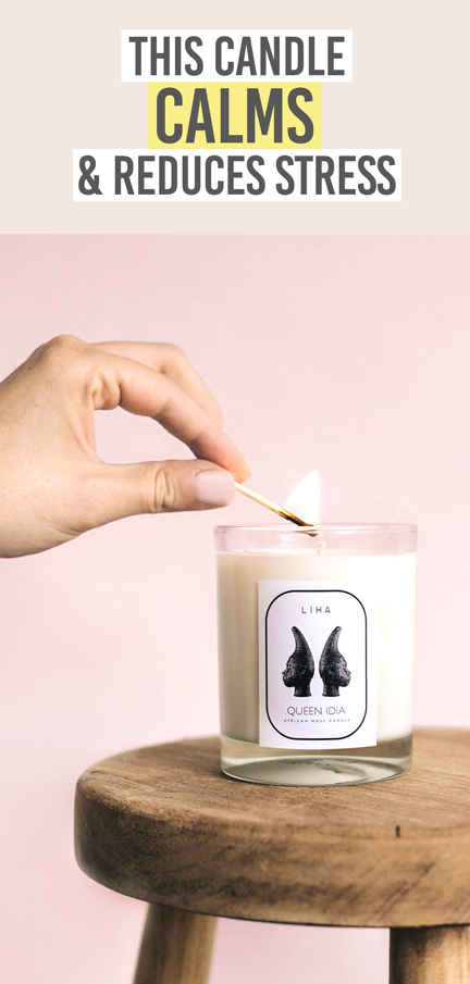 Liha Queen Idia Candle - Beauty and the Boutique - This candle calms & reduces stress