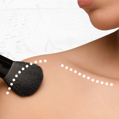 Apply to décolletage & shoulders for a beautiful, glowing effect